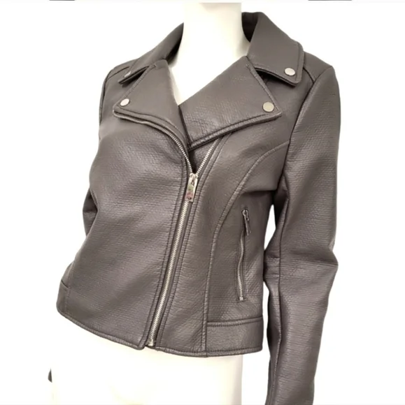 Gray Moto Jacket size Small